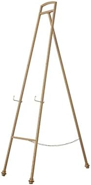 Gold Metal Art Easel Stand for Painting and Display