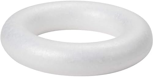 Juvale 6 Inch Foam Wreath Forms 8 Pack
