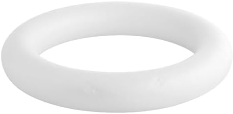 4 Pack Foam Wreath Forms 10 Inch White