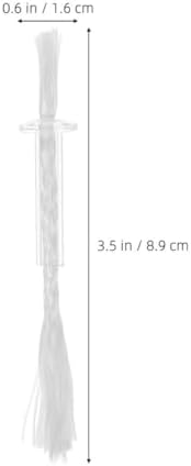 4pcs Fiberglass Oil Lamp Wicks with Tube Holder Replacement Parts