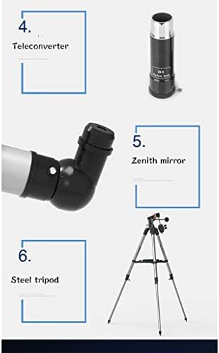 Refractor Telescope with 90 Degree Erect Prism and Tripod