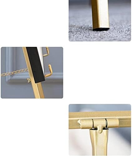 Adjustable Gold Folding Easel Stand 148cm Tall