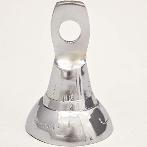 One Dozen 2 Inch Silver Tinkly Bells for Wedding