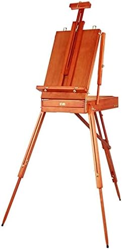 Poster Display Canvas Stand with Drawer Collapsible Easel for Art and Painting