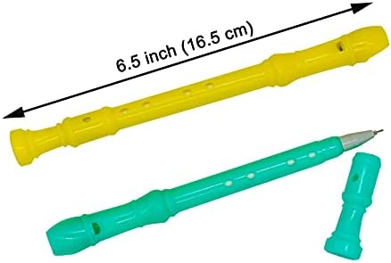 Maydahui 30 PCS Flute Shape Rollerball Pens with Gel Ink