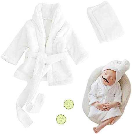 MG House Newborn Baby Photography Bathrobe Outfit Set