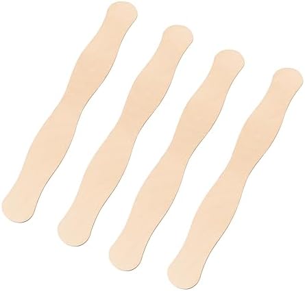 55 Pcs Jumbo Wooden Fan Handles 8 Inch
