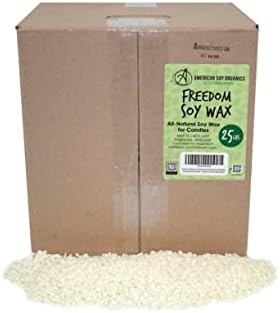 Freedom Soy Wax Beads 25 Lbs Paraffin Free