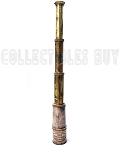 Single Barrel Brass Monocular for Bird Watching and Traveling