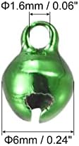 Uxcell Jingle Bells 14 Inch 48pcs Copper Green Craft Bells