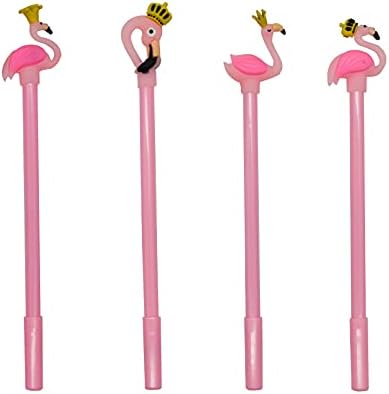 Maydahui 12 Pcs Flamingo Gel Pen Cute Cartoon Design