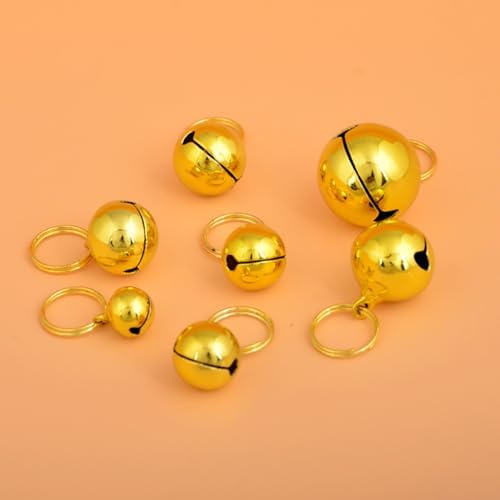 20 Pcs 16mm Pet Collar Bells with Ring