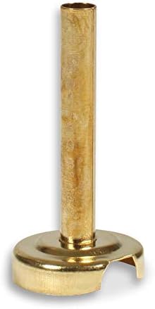 Ner Mitzvah Gold Wick Holder Set - 9 Holders and 50 Wicks