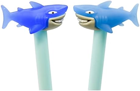 9 PCS Shark Gel Pens Cartoon Design School Office Gift
