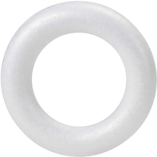 Juvale 6 Inch Foam Wreath Forms 8 Pack