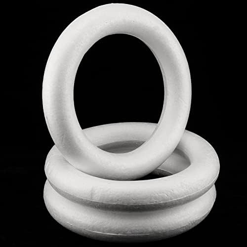 3 Pack 12 Inch Craft Foam Wreath for DIY Projects