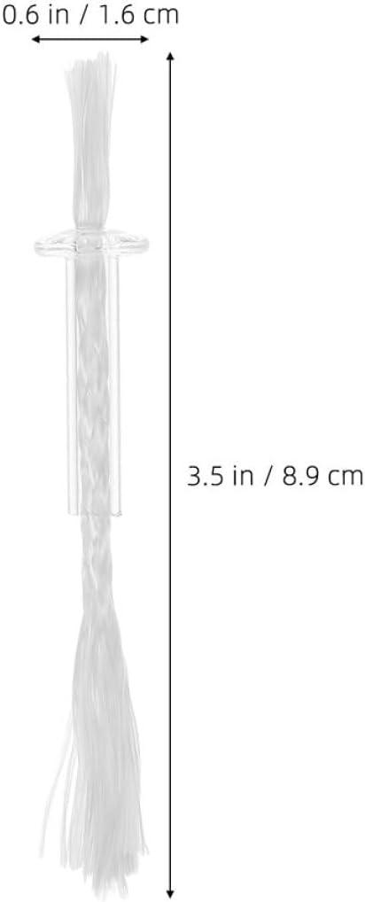4pcs Fiberglass Oil Lamp Wicks with Tube Holder Replacement Parts
