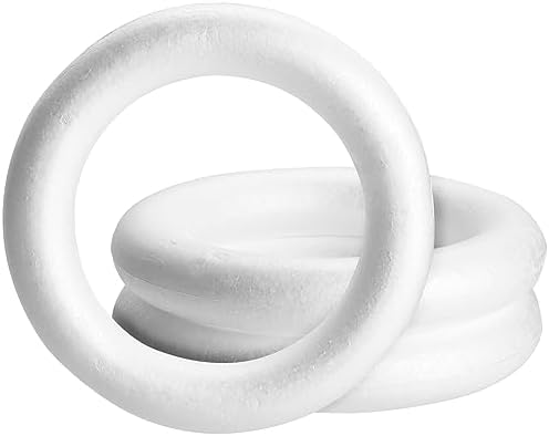 Juvale Foam Wreath Forms 3 Pack 2 Inch