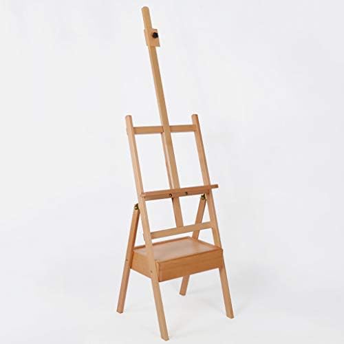 Adjustable Art Easel with Drawer and Polished Surface