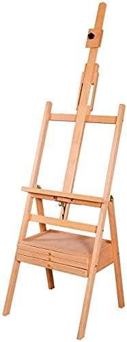 Adjustable Height Artist Easel with Storage Drawer