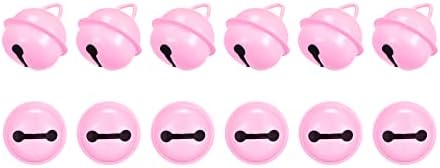 Uxcell Jingle Bells 22mm 12pcs Light Pink