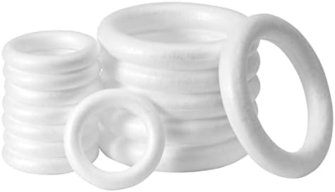 14 Pack Foam Wreath Form 2 Sizes for Crafts