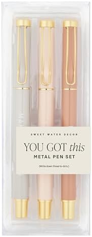 Sweet Water Decor You Got This Metal Pen Set