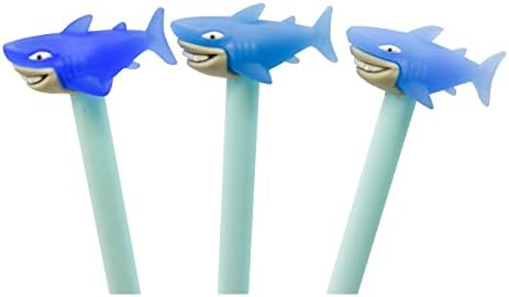 9 PCS Shark Gel Pens Cartoon Design School Office Gift