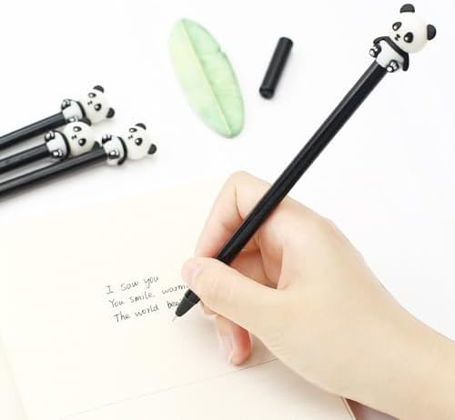12Pcs Cute Panda Gel Pens for Kids and Adults