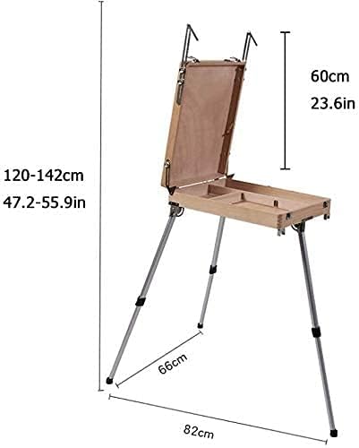 Artist Easel Stand Portable Aluminum Tripod Easel for Painting and Display