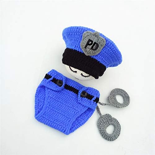 Newborn Baby Crochet Costume Photography Prop Set