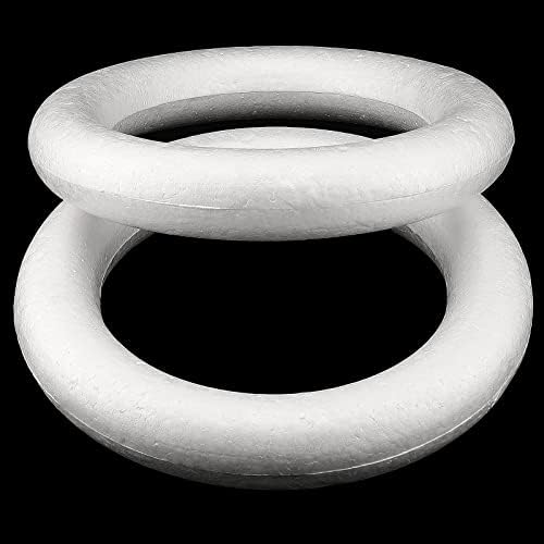 3 Pack 12 Inch Craft Foam Wreath for DIY Projects
