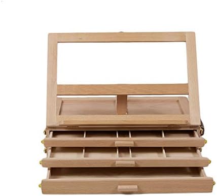 Beech Desktop Easel with Three Drawers and Four Adjustments