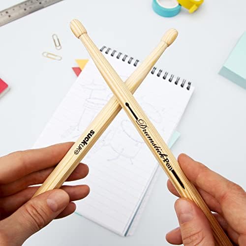 Suck UK Drumsticks Ballpoint Pens - Set of 2 Blue Pens