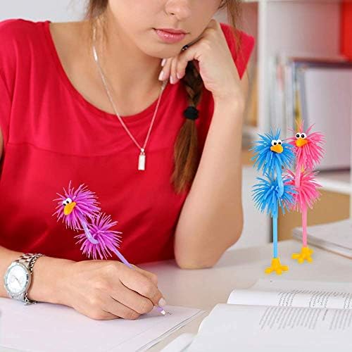ArtCreativity Silly Rubber Bird Pens Set of 6