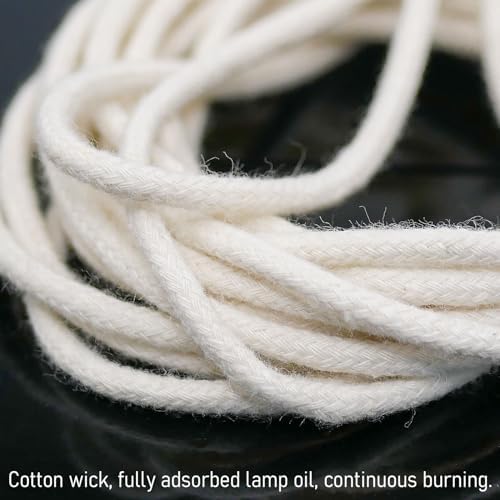 10 Ft Round 25mm Oil Lamp Wicks Replacement