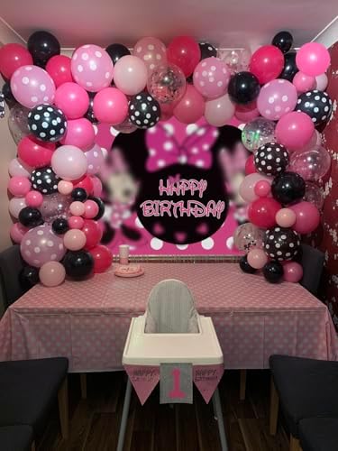 BWW Cartoon Mouse Baby Shower Backdrop 7x5ft
