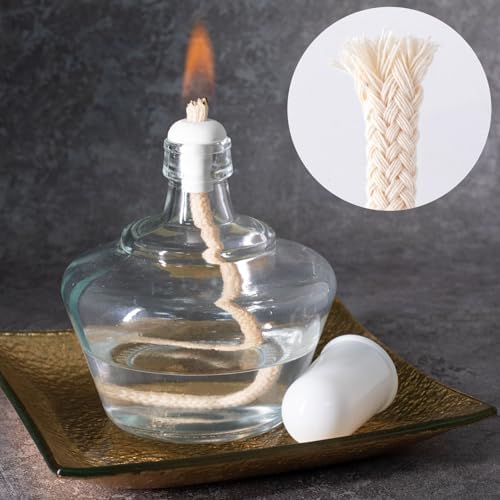 10 PCS 14 Round Oil Lamp Wicks with Holders