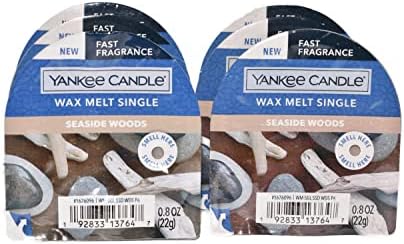 Yankee Candle Lot of 6 Seaside Woods Wax Melt Singles Fast Fragrance
