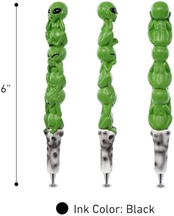 Three Wise Aliens Novelty Pen - 6 Inches Cool Fun Writing Tool
