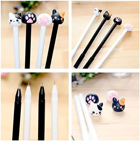 YYaaloa 32pcs Cute Gel Ink Pens with Cat Paws Design