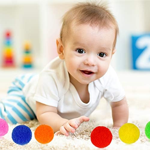 Pllieay 120Pcs 2 Inch Assorted Pom Poms for Crafts