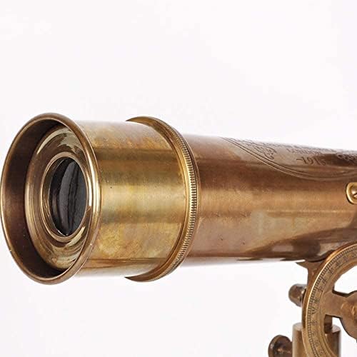 Retro Brass Telescope Ornament for Home Decor