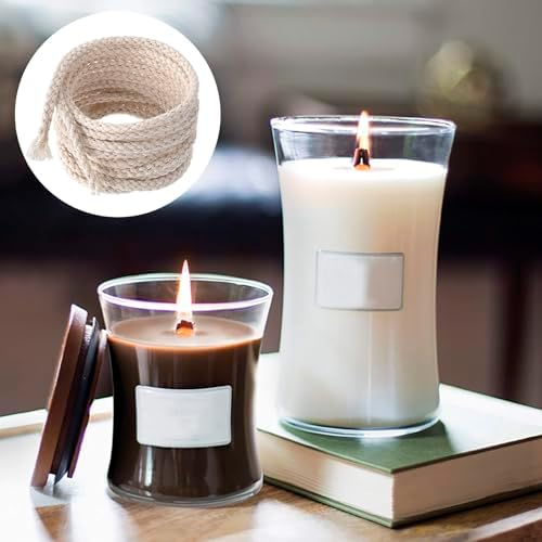 OIIKI 656 Ft Cotton Lamp Wicks for Candles and Lamps