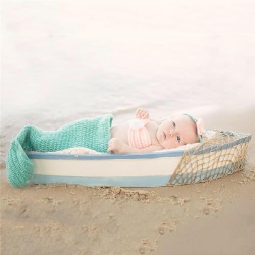 MG House Baby Mermaid Costume Set for Newborn Photography