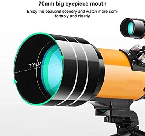 High-Definition Stargazing Refracting Telescope for Indoor Outdoor Use