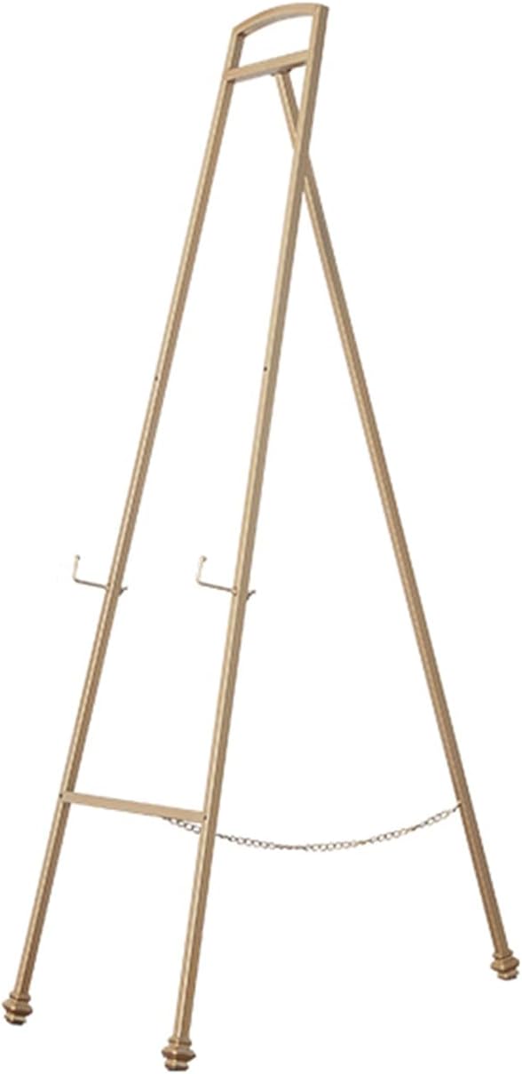 A-Frame Artist Easel Adjustable Height 145cm Tall Gold