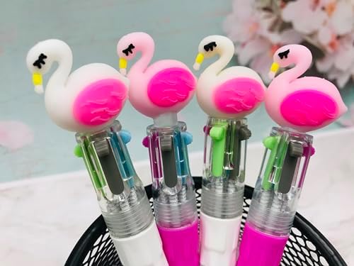 12Pcs Multicolor Flamingo Pen Set for Kids