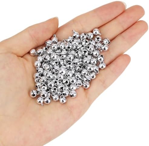 14 Inch Silver Jingle Bells 120 Pcs Craft Decorations