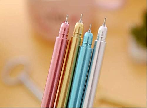 20 Pieces Novelty Key Gel Ink Pens Retro Style Black Ink Fine Point